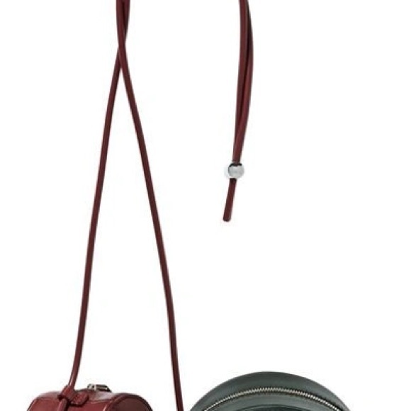 Building Block sling crossbody leather pouches - Picture 2 of 5